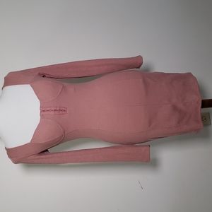 Summer rose pink dress S